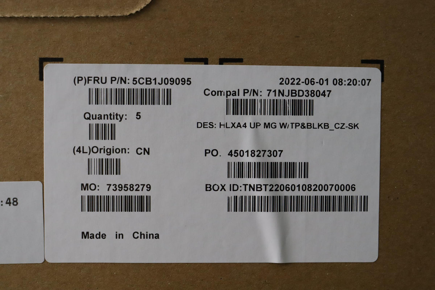Lenovo Cover Upper Case Assembly Cze/ - 5CB1J09095