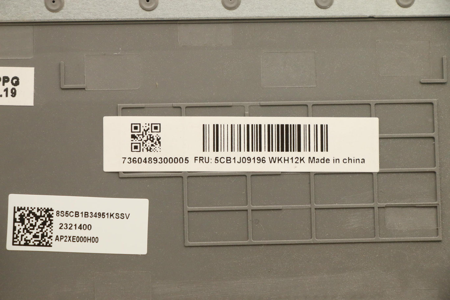 Lenovo Cover Upper Case Assembly Eng - 5CB1J09196