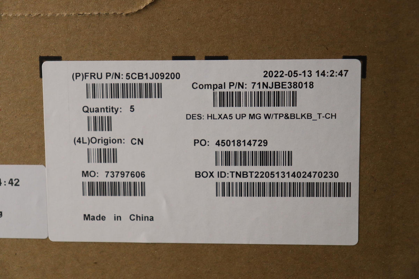 Lenovo Cover Upper Case Assembly Tc C - 5CB1J09200