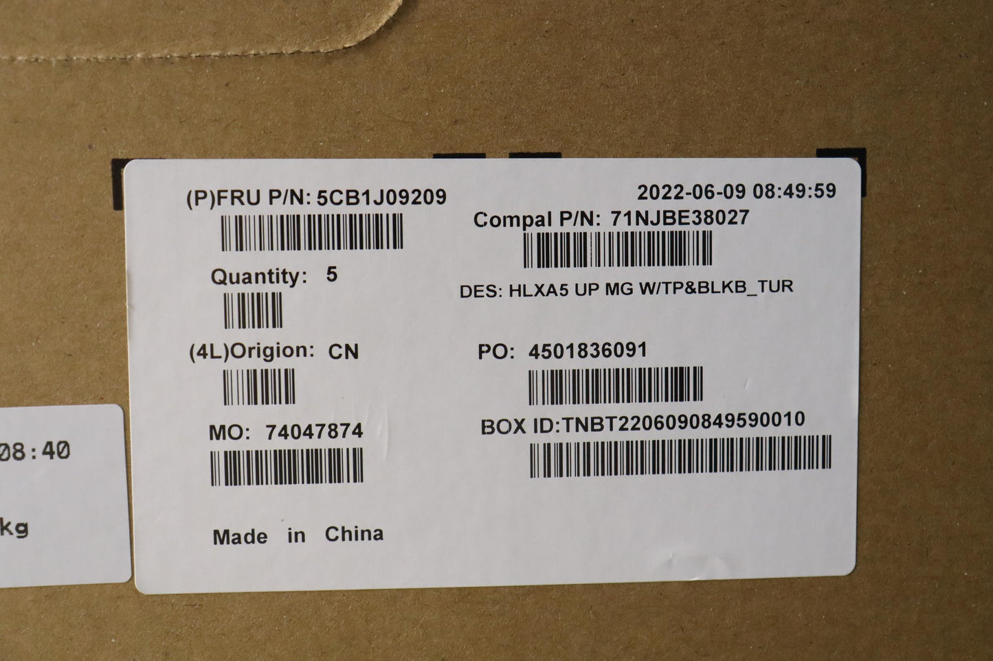 Lenovo Cover Upper Case Assembly Tur - 5CB1J09209