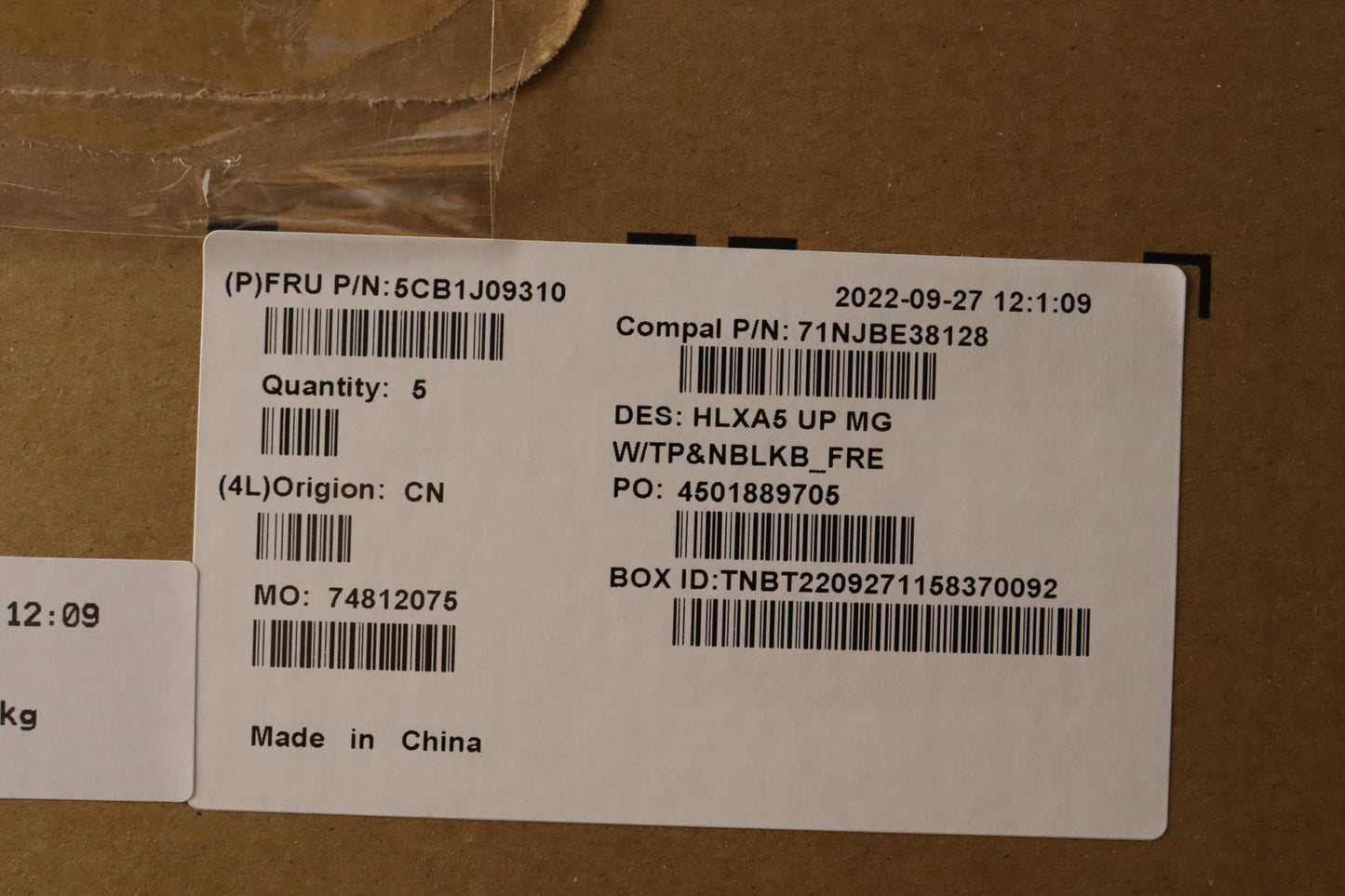 Lenovo Cover Upper Case Assembly Fra - 5CB1J09310
