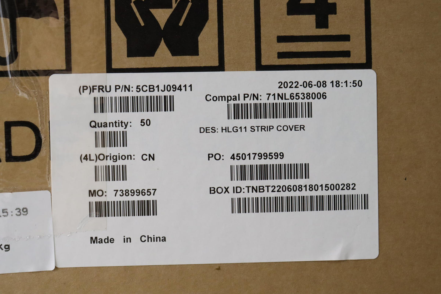 Lenovo Cover Strip Cover C 82Sa - 5CB1J09411