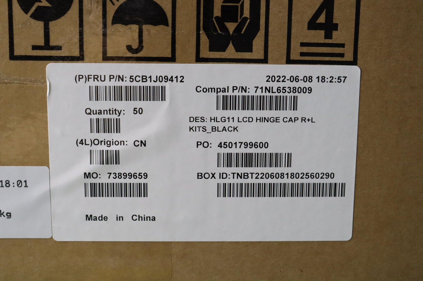 Lenovo Cover Hinge Cover C 82Sa Rl Bl - 5CB1J09412