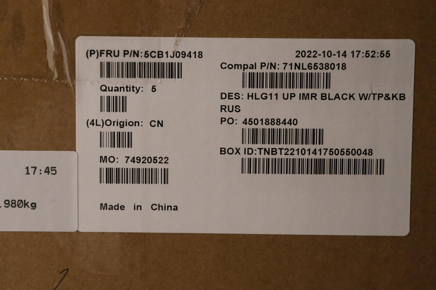 Lenovo Cover Upper Case Asmrus C 82Sa - 5CB1J09418
