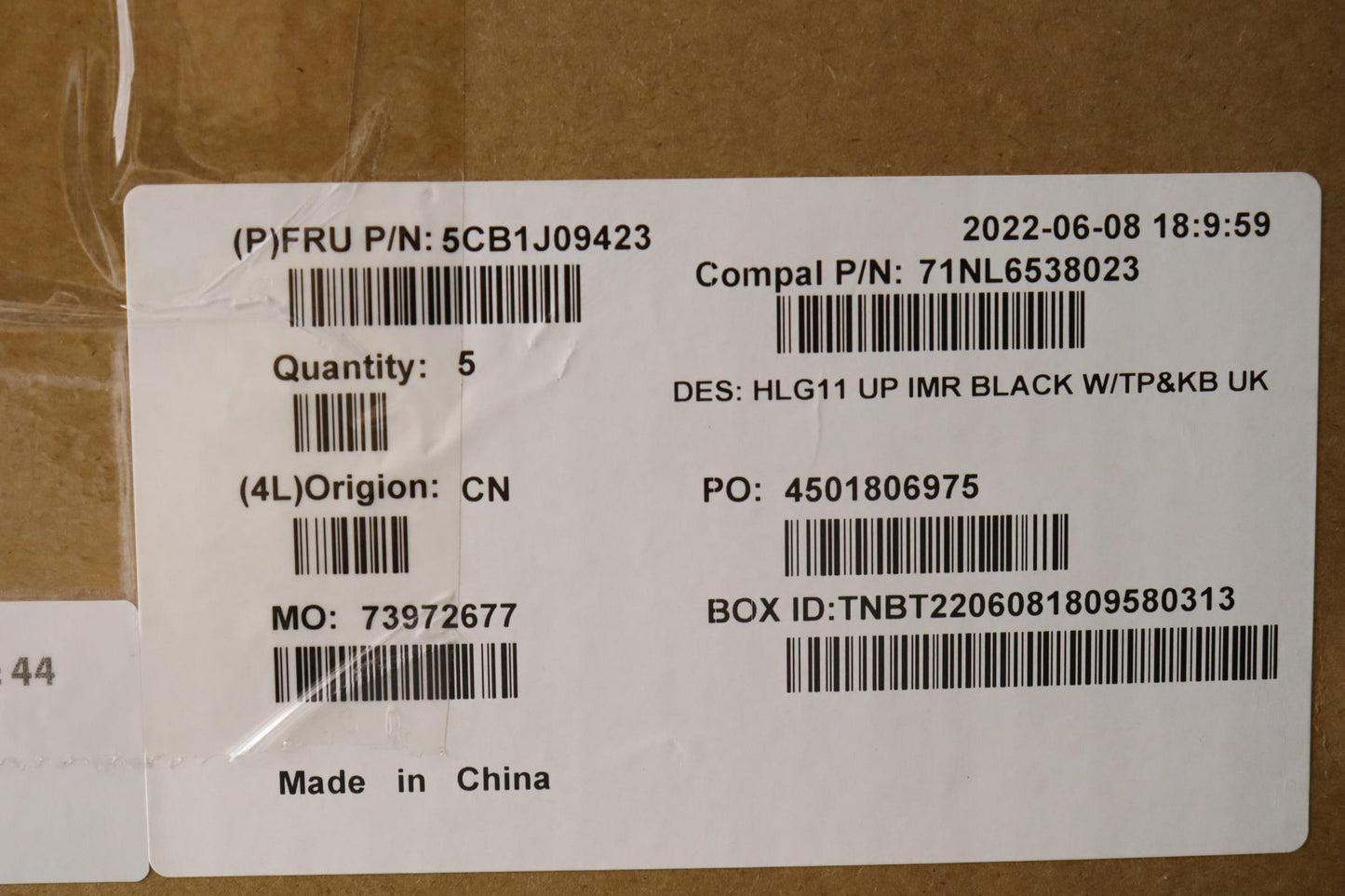Lenovo Cover Upper Case Asmuke C 82Sa - 5CB1J09423