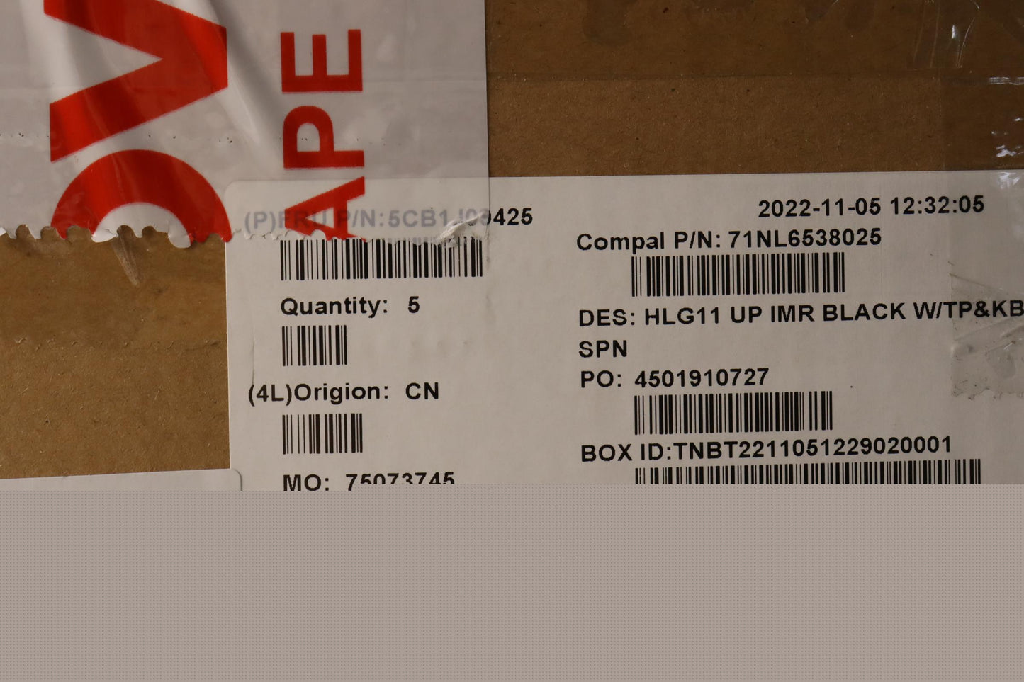 Lenovo Cover Upper Case Asmspa C 82Sa - 5CB1J09425
