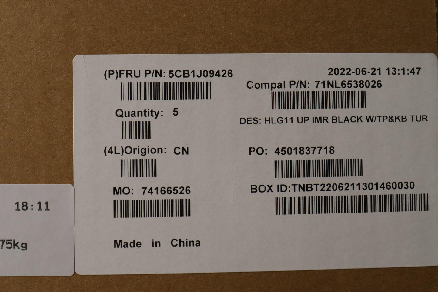 Lenovo Cover Upper Case Asmtur C 82Sa - 5CB1J09426