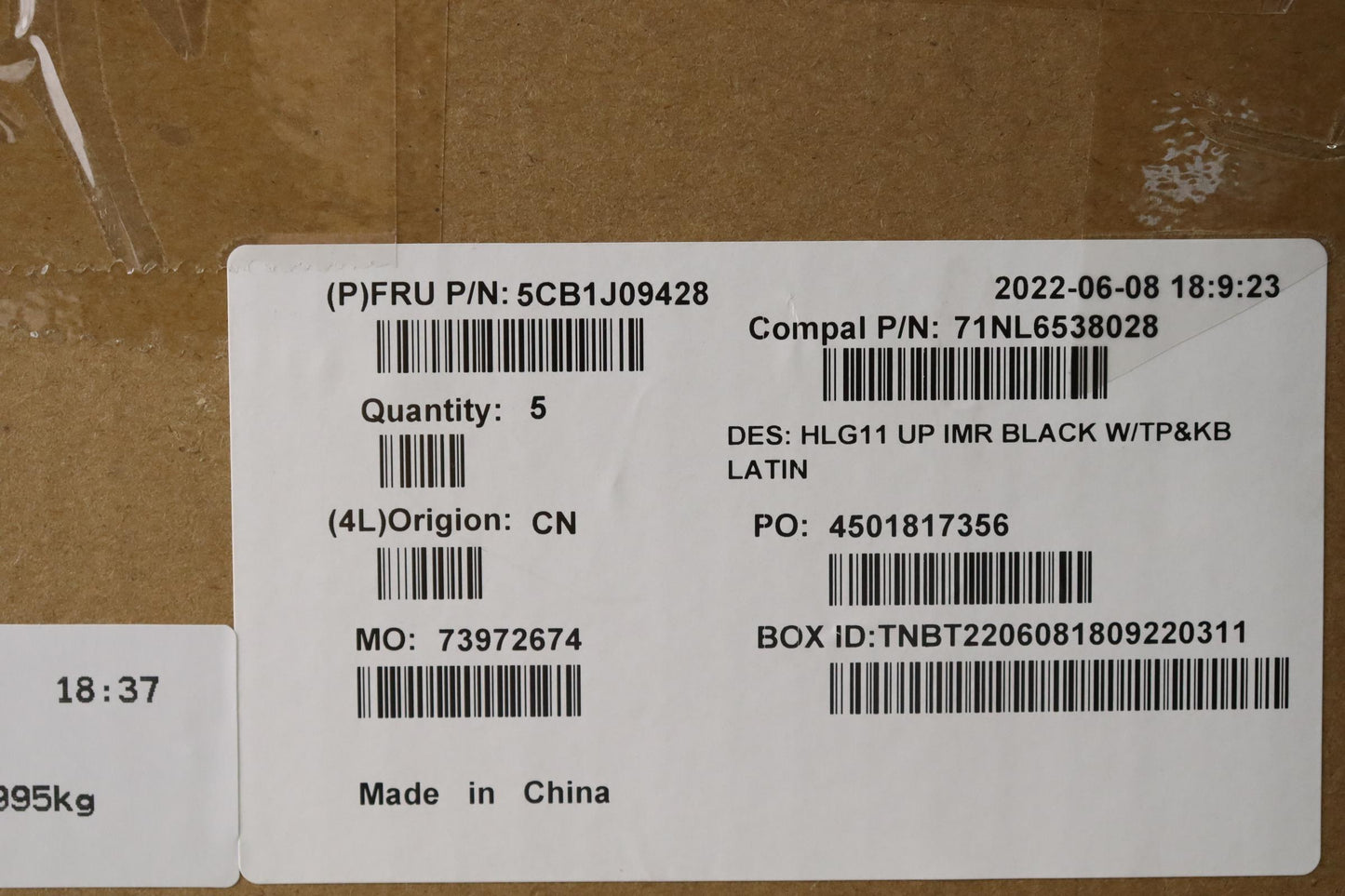 Lenovo Cover Upper Case Asmla Spa C 8 - 5CB1J09428