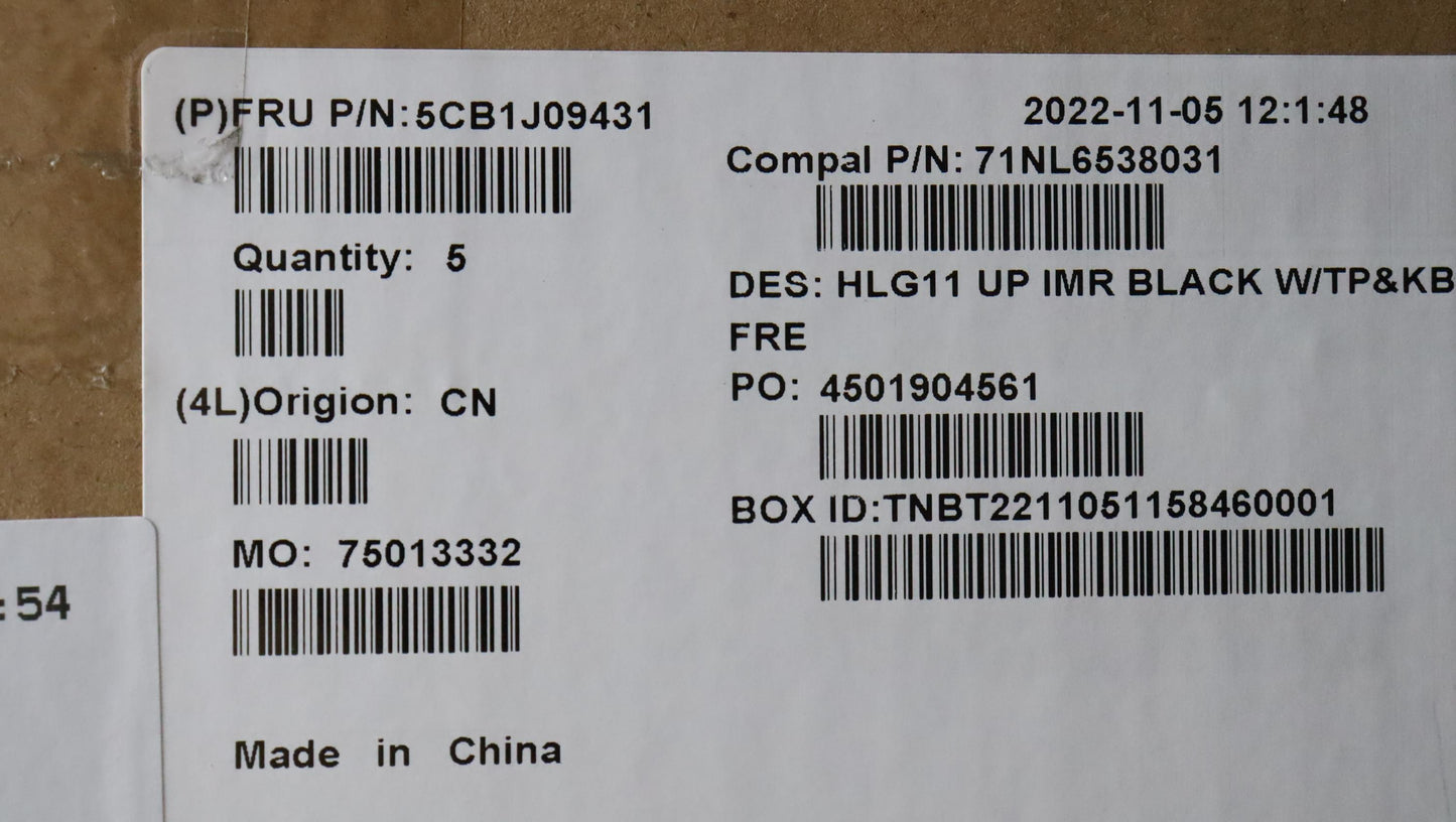 Lenovo Cover Upper Case Asmfra C 82Sa - 5CB1J09431