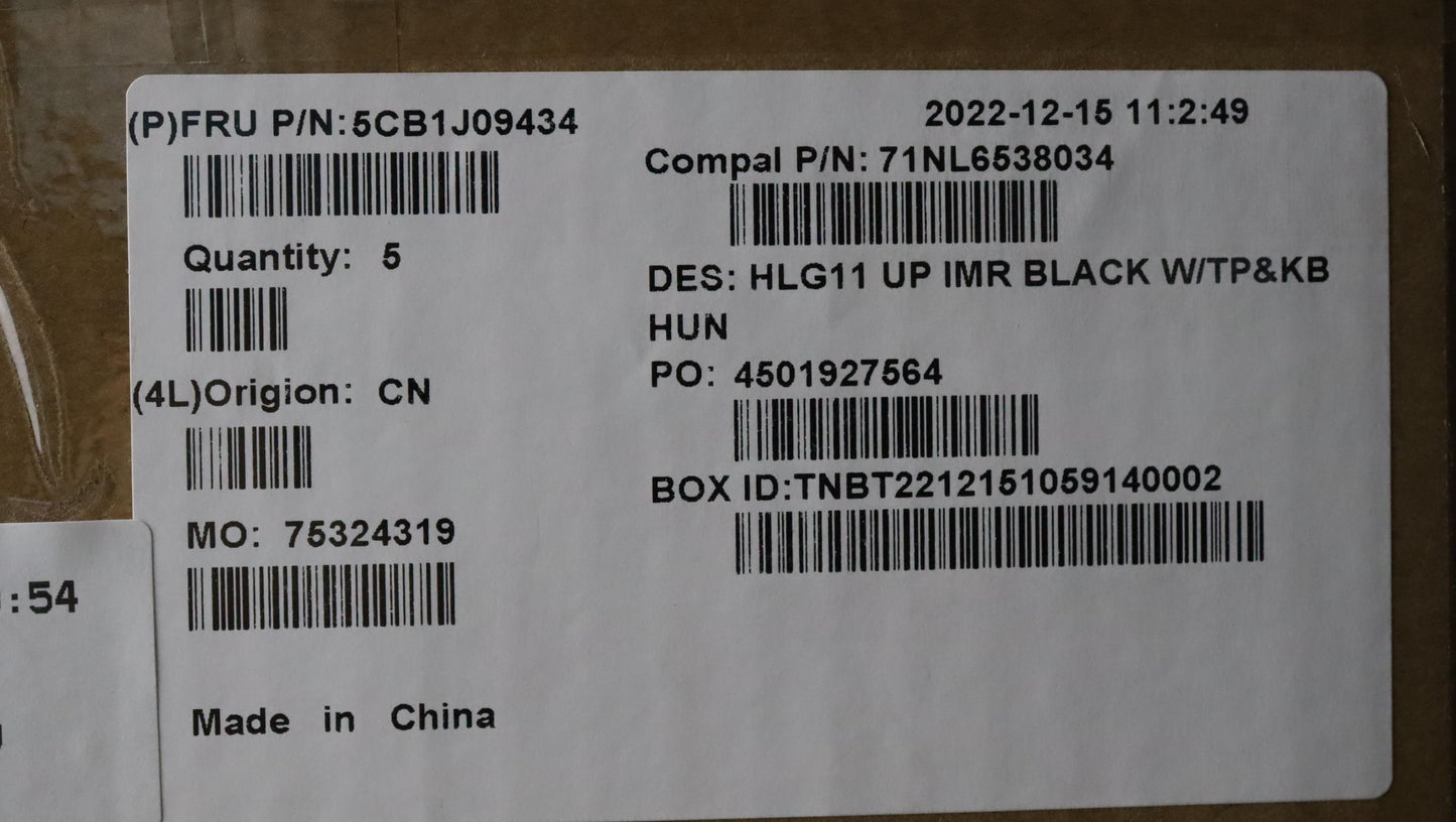 Lenovo Cover Upper Case Asmhun C 82Sa - 5CB1J09434