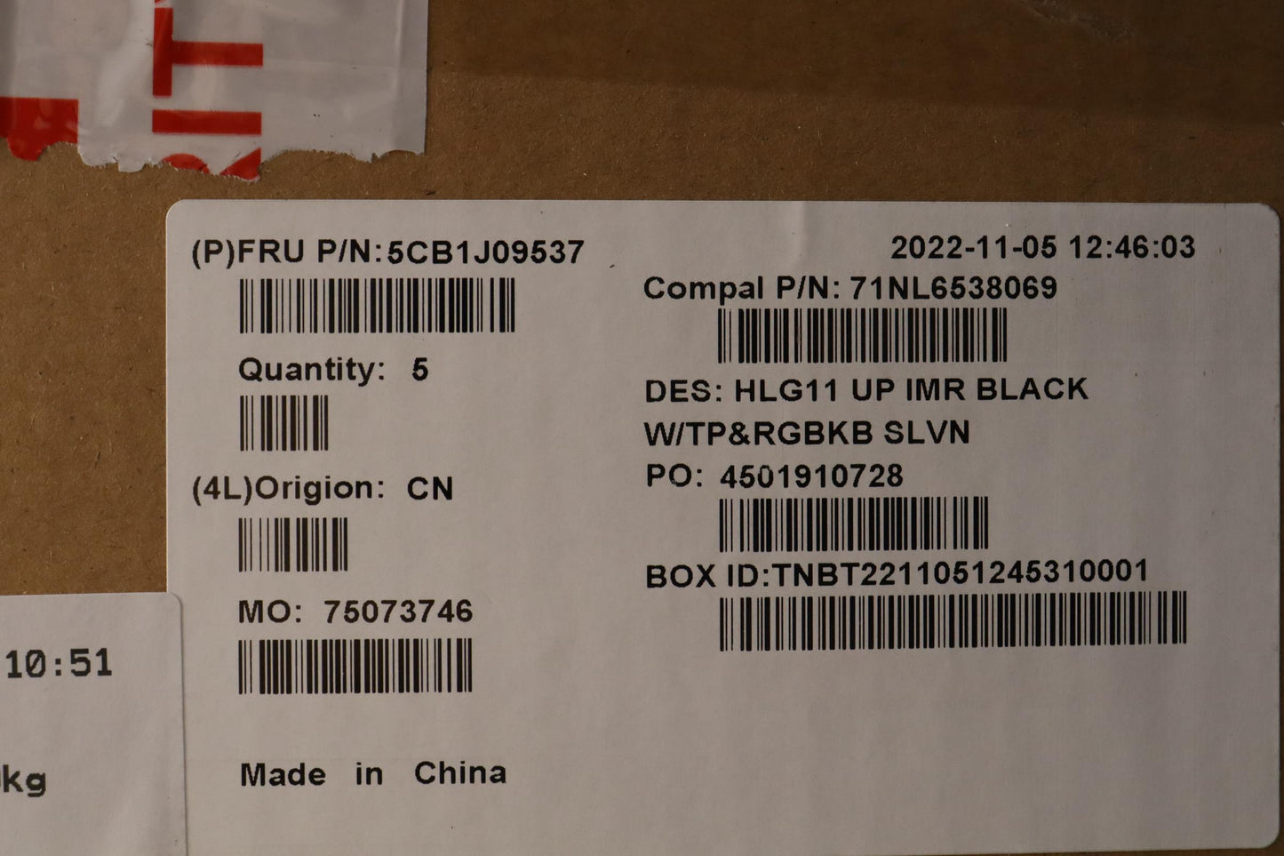 Lenovo Cover Uppercase Asmslv C82Sarg - 5CB1J09537