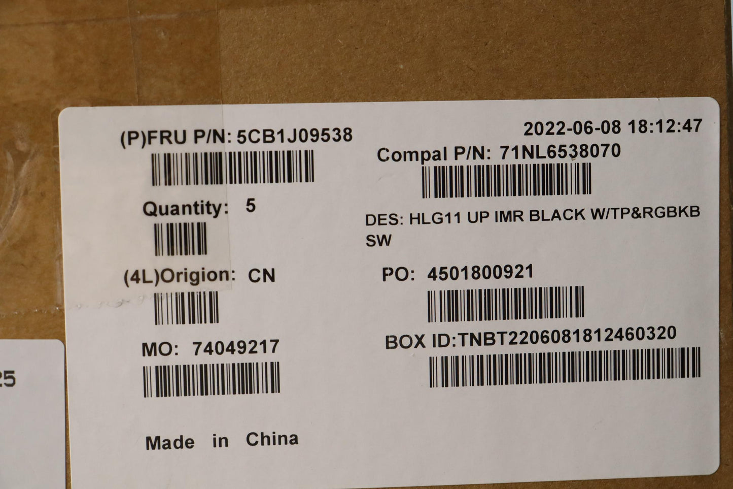 Lenovo Cover Uppercase Asmsws C82Sarg - 5CB1J09538