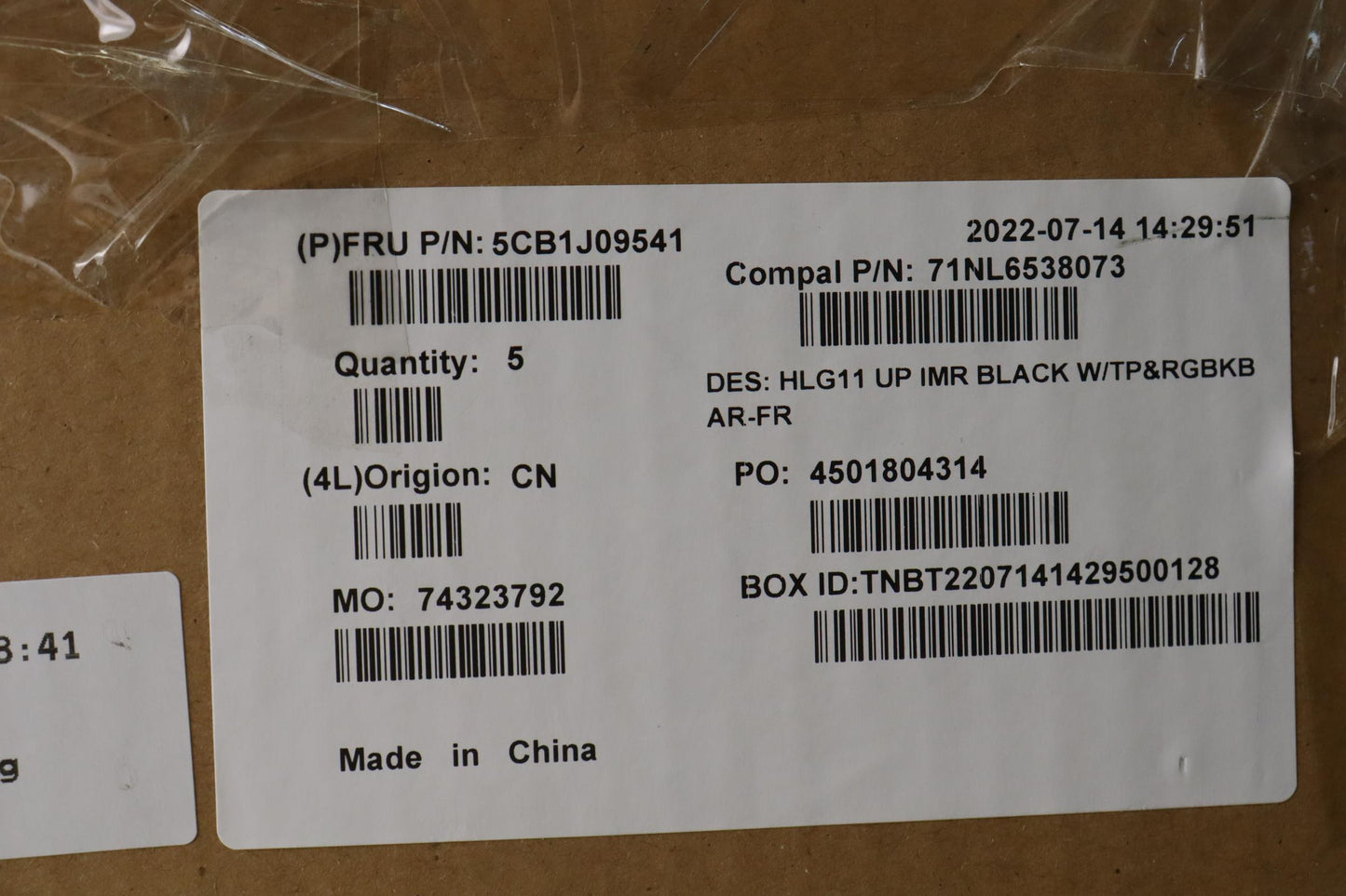Lenovo Cover Uppercaseasmfraara C82Sa - 5CB1J09541