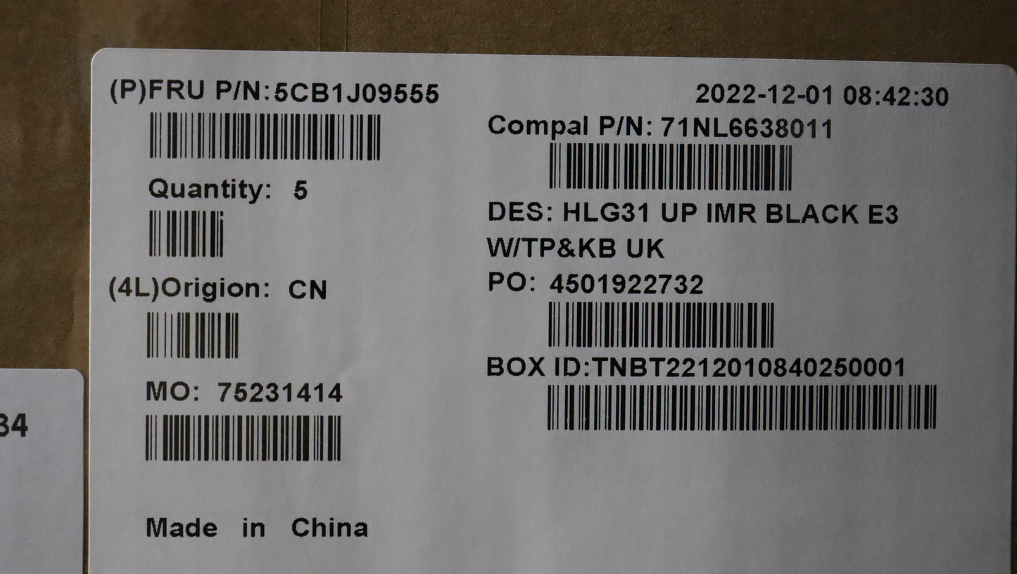 Lenovo Cover Uppercaseasmuke C82Sa E3 - 5CB1J09555