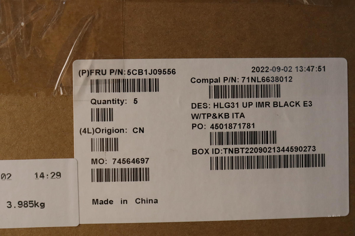 Lenovo Cover Uppercaseasmita C82Sa E3 - 5CB1J09556