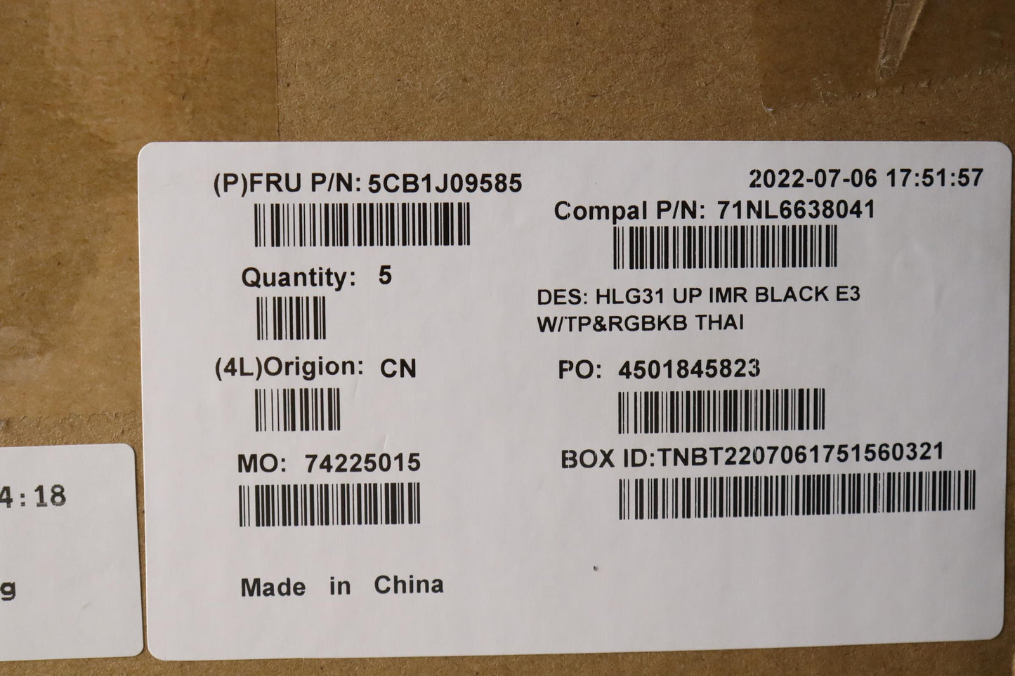 Lenovo Cover Uppercaseasmthai C82Sarg - 5CB1J09585