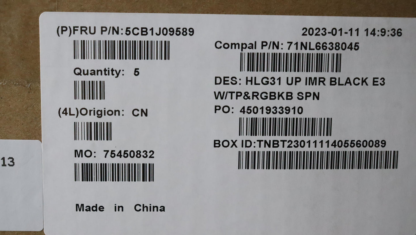 Lenovo Cover Uppercaseasmspa C82Sargb - 5CB1J09589