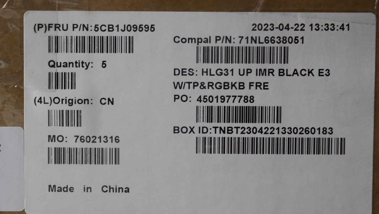 Lenovo Cover Uppercaseasmfra C82Sargb - 5CB1J09595