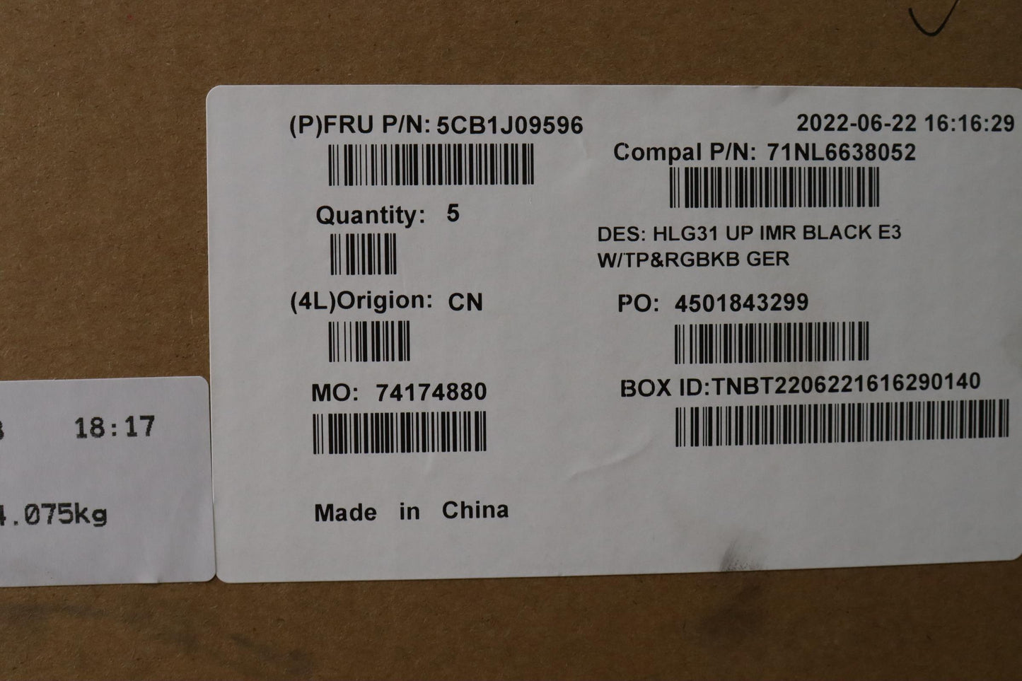 Lenovo Cover Uppercaseasmger C82Sargb - 5CB1J09596