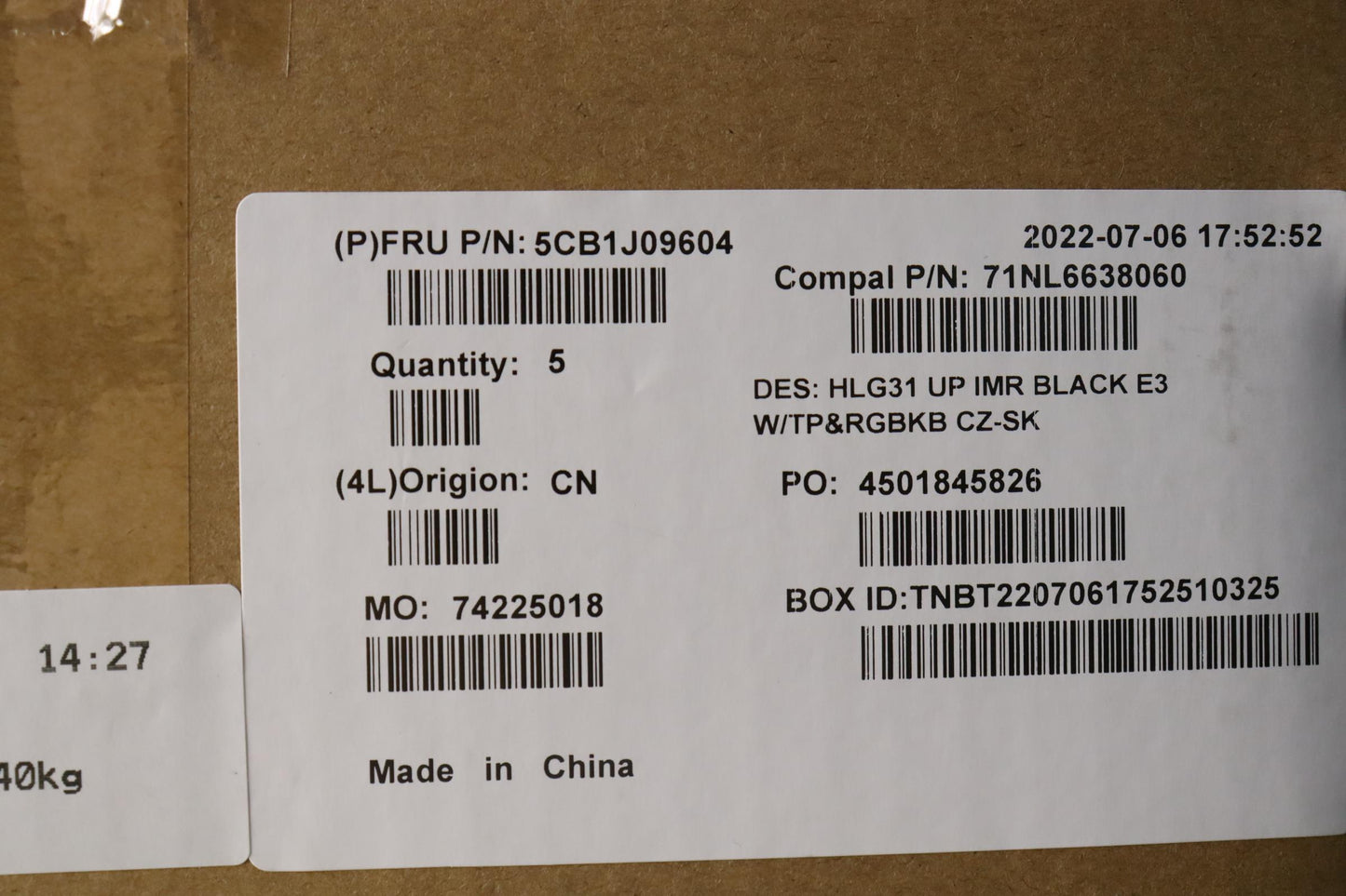 Lenovo Cover Uppercaseasmczeslk C82Sa - 5CB1J09604