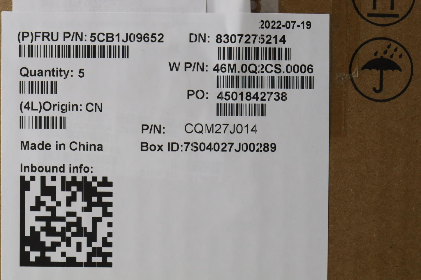 Lenovo Cover Upper Case Asmkor W 21As - 5CB1J09652