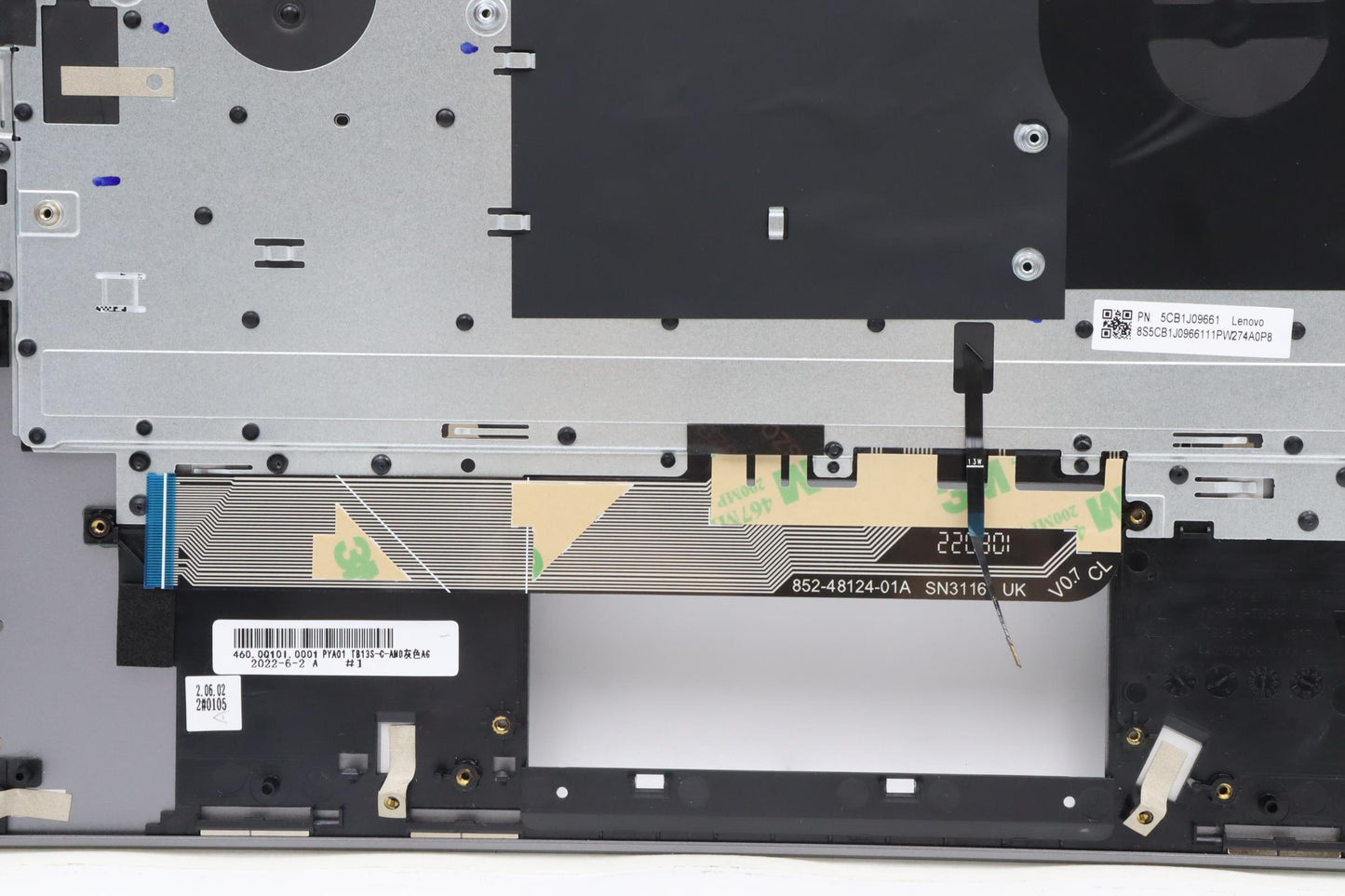 Lenovo Cover Upper Case Asmnordic W 2 - 5CB1J09661