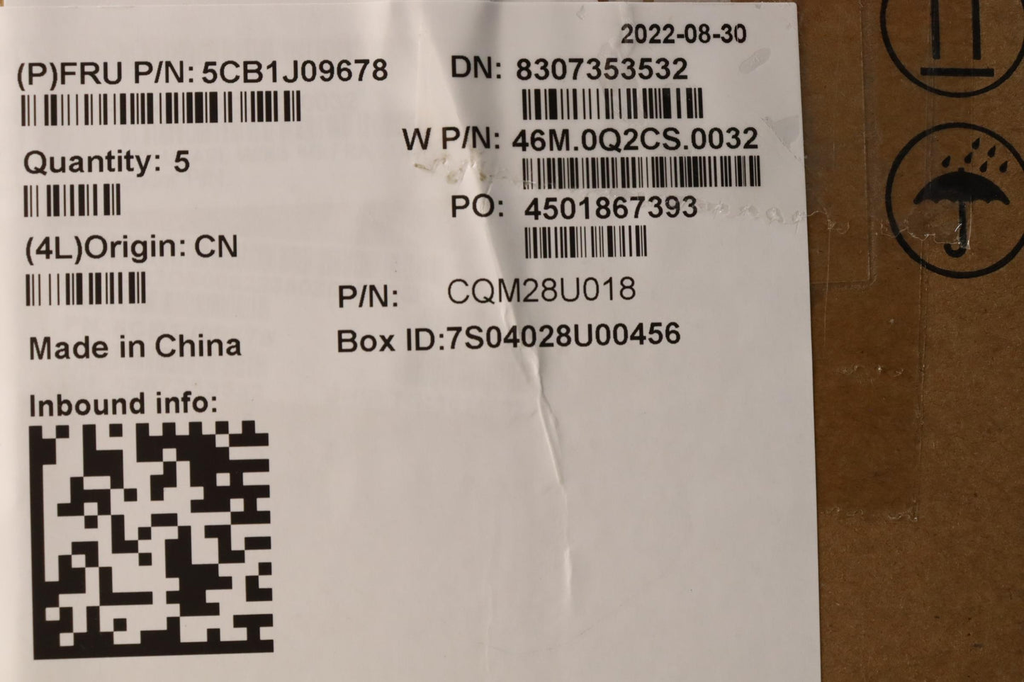 Lenovo Cover Upper Case Asmfra W 21As - 5CB1J09678