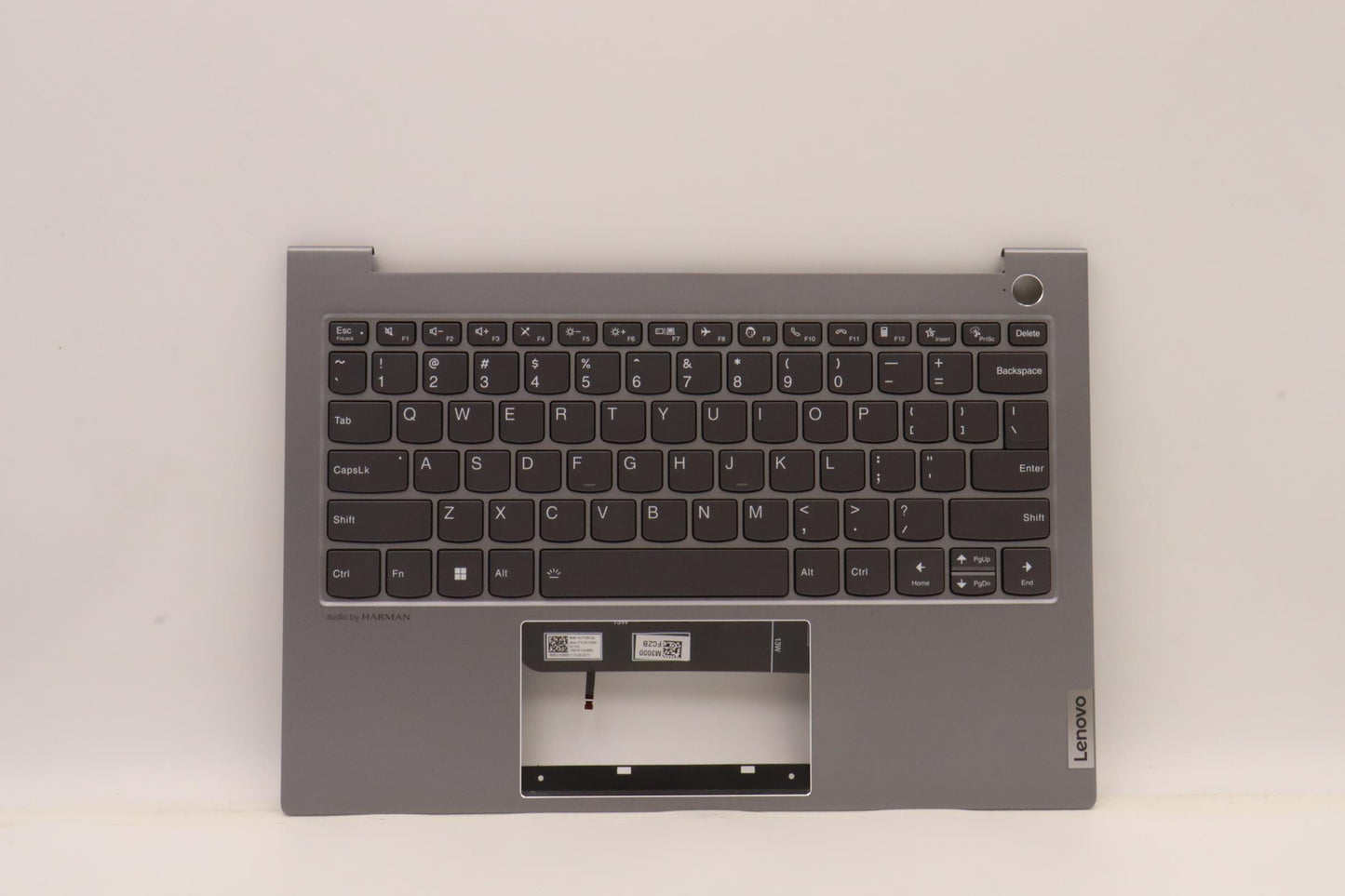 Lenovo Arctic Grey C-Cover with USA English Keyboard, Backlit - 5CB1J09679