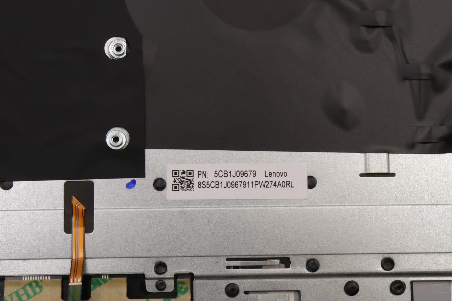 Lenovo Arctic Grey C-Cover with USA English Keyboard, Backlit - 5CB1J09679