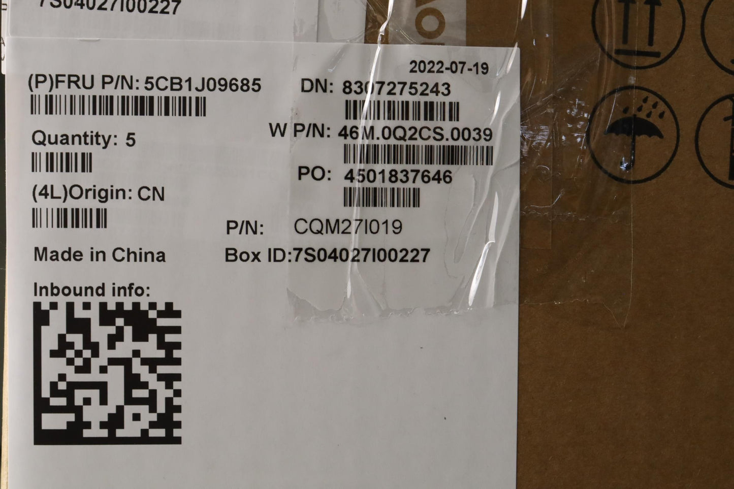 Lenovo Cover Upper Case Asmjpn W 21As - 5CB1J09685