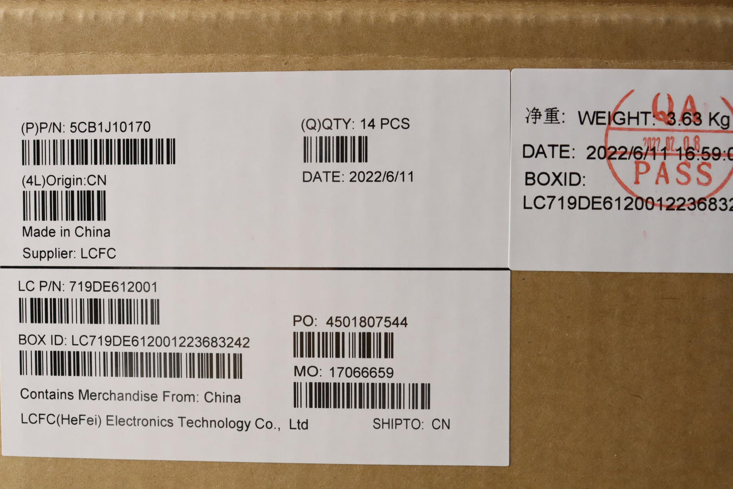 Lenovo Cover Lower Case L 82T0 Oat - 5CB1J10170