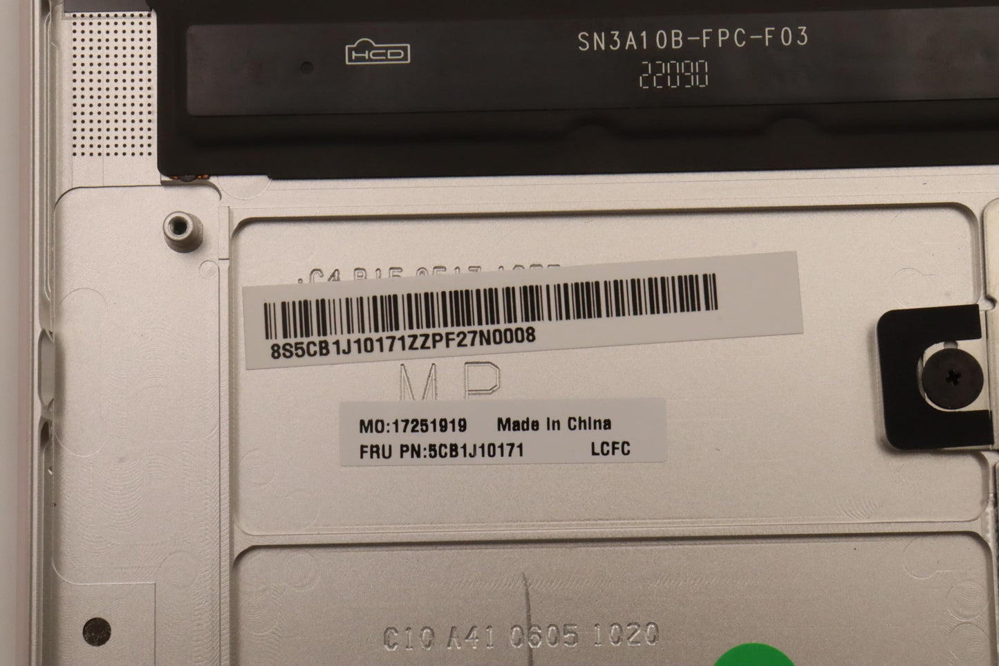 Lenovo Cover Upper Case Asmara L82T0 - 5CB1J10171