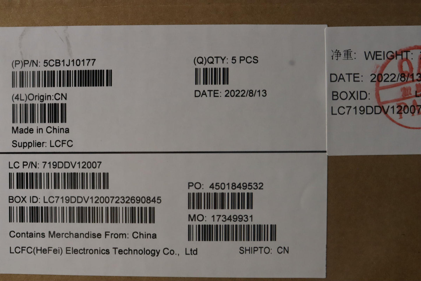 Lenovo Cover Upper Case Asmeuro Eng L - 5CB1J10177
