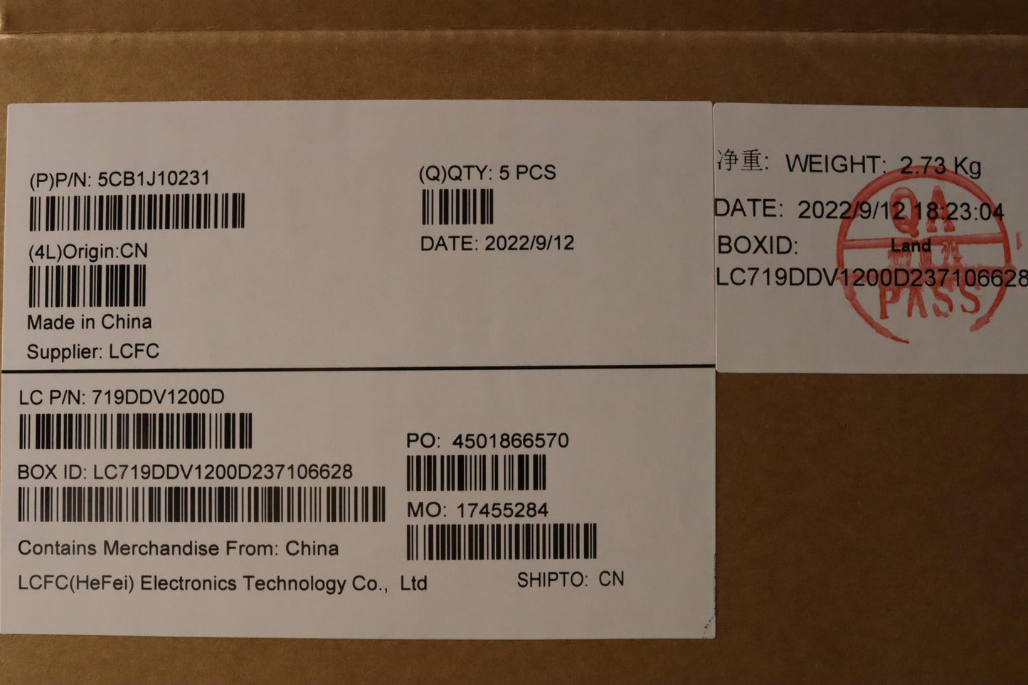 Lenovo Cover Upper Case Asmhbw L82T0 - 5CB1J10231