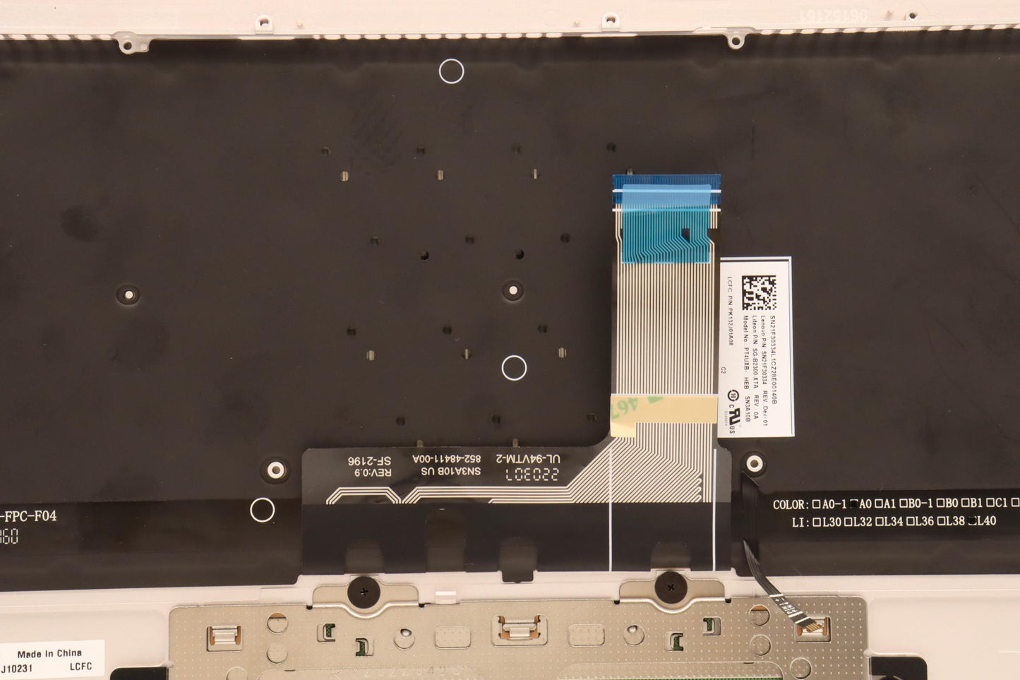 Lenovo Cover Upper Case Asmhbw L82T0 - 5CB1J10231