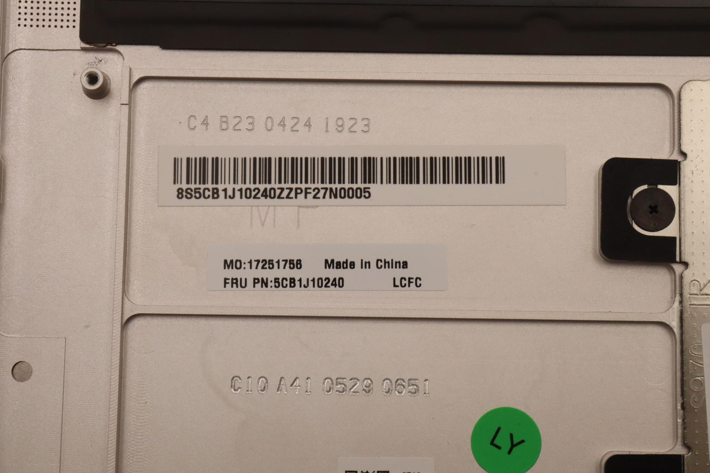 Lenovo Cover Upper Case Asmpor L82T0 - 5CB1J10240