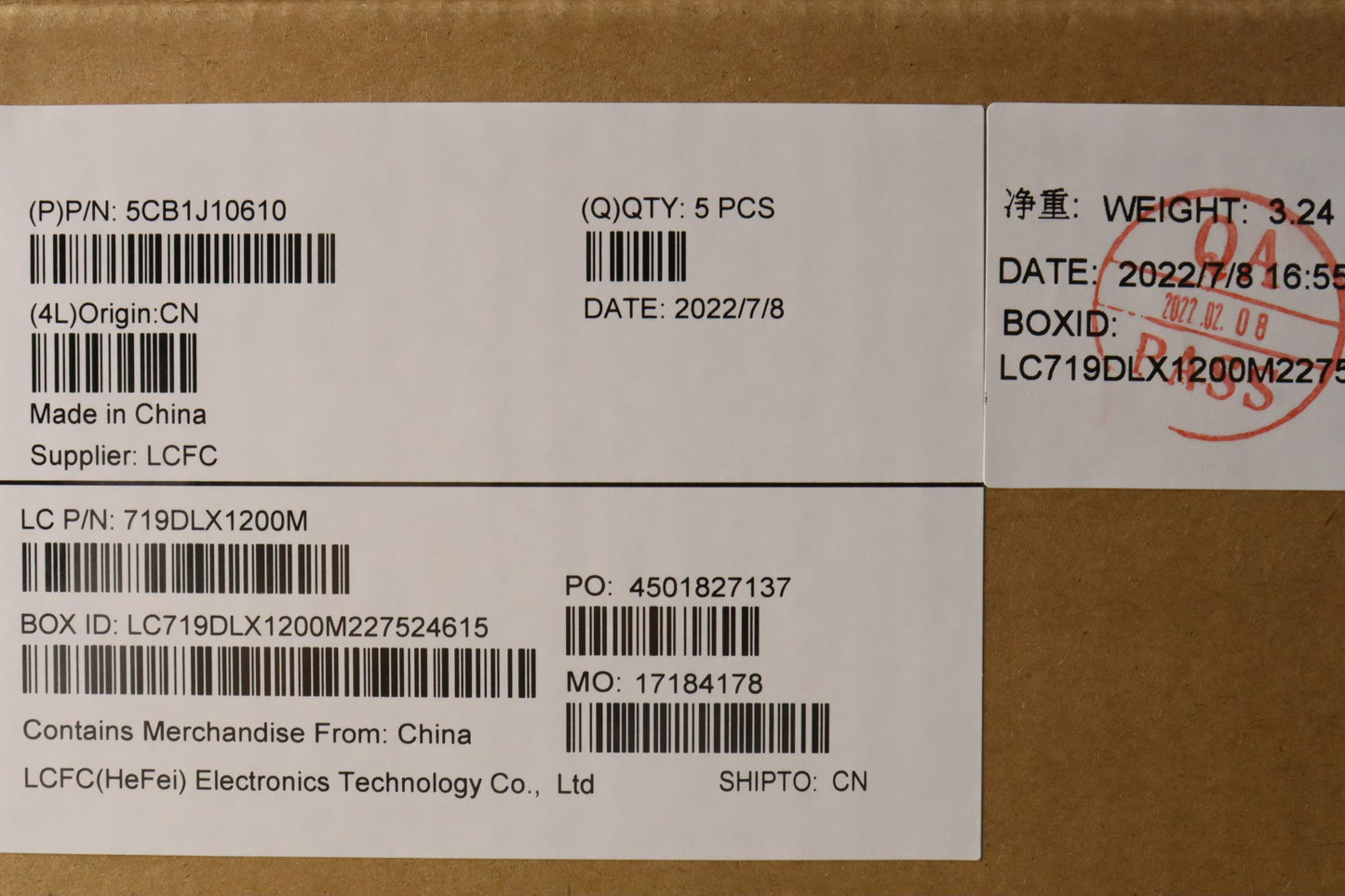 Lenovo Cover Upper Case Asmkor L21Ej - 5CB1J10610