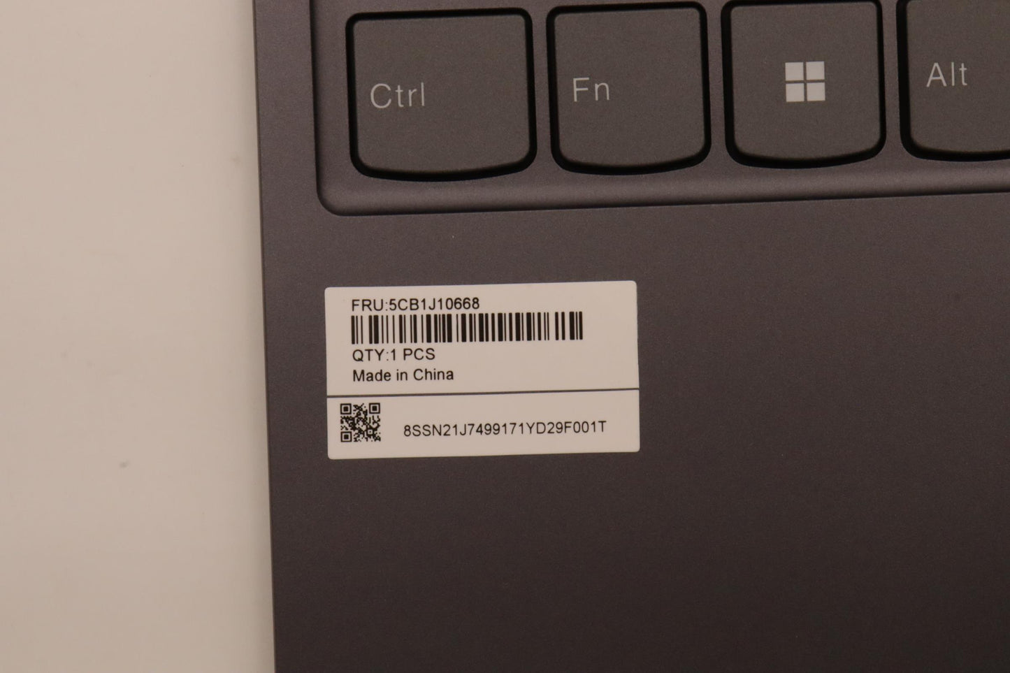 Lenovo Cover Upper Case Asmczeslk Wt8 - 5CB1J10668