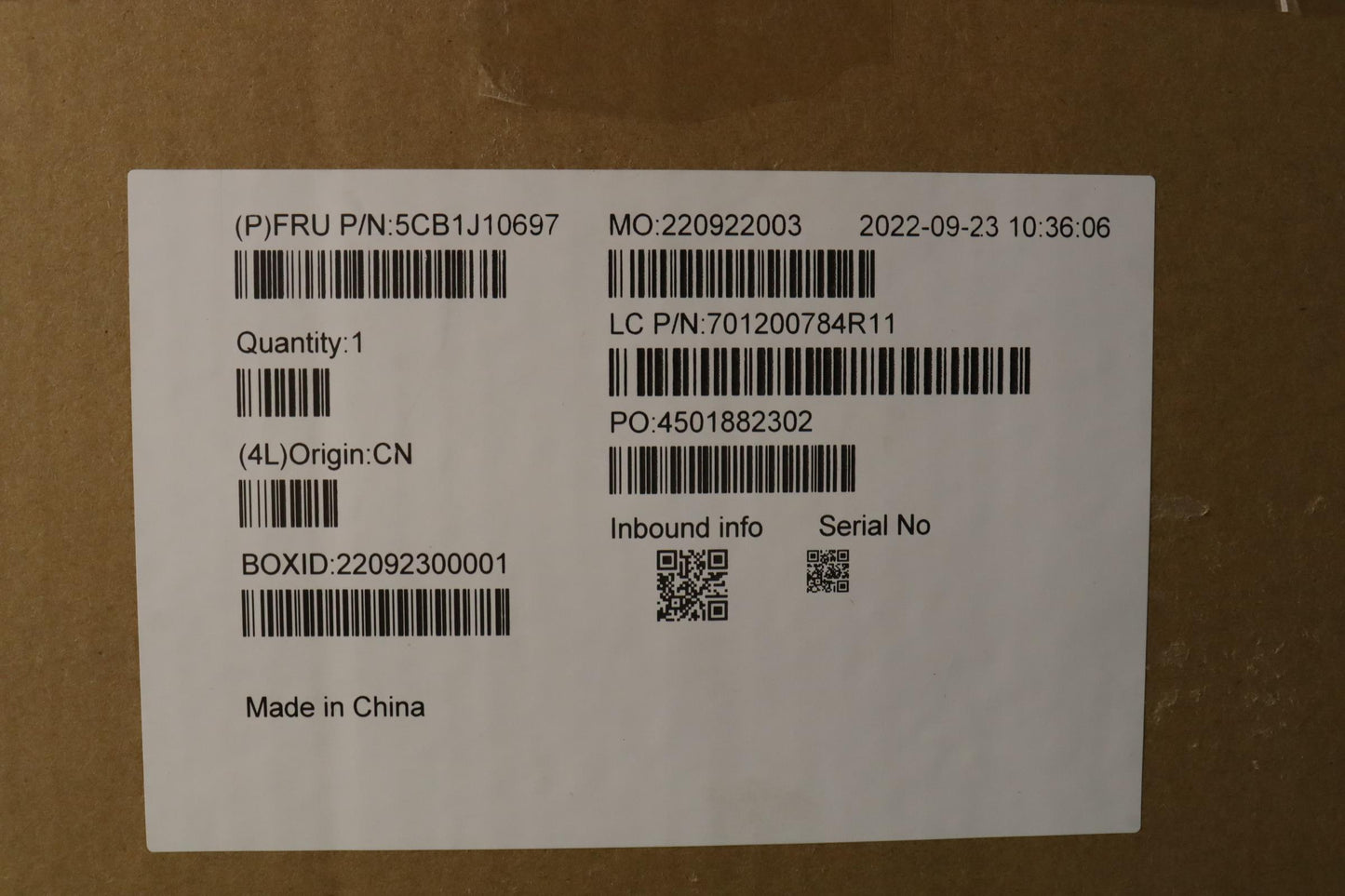Lenovo Cover Upper Case Asmuke Wt 82T - 5CB1J10697