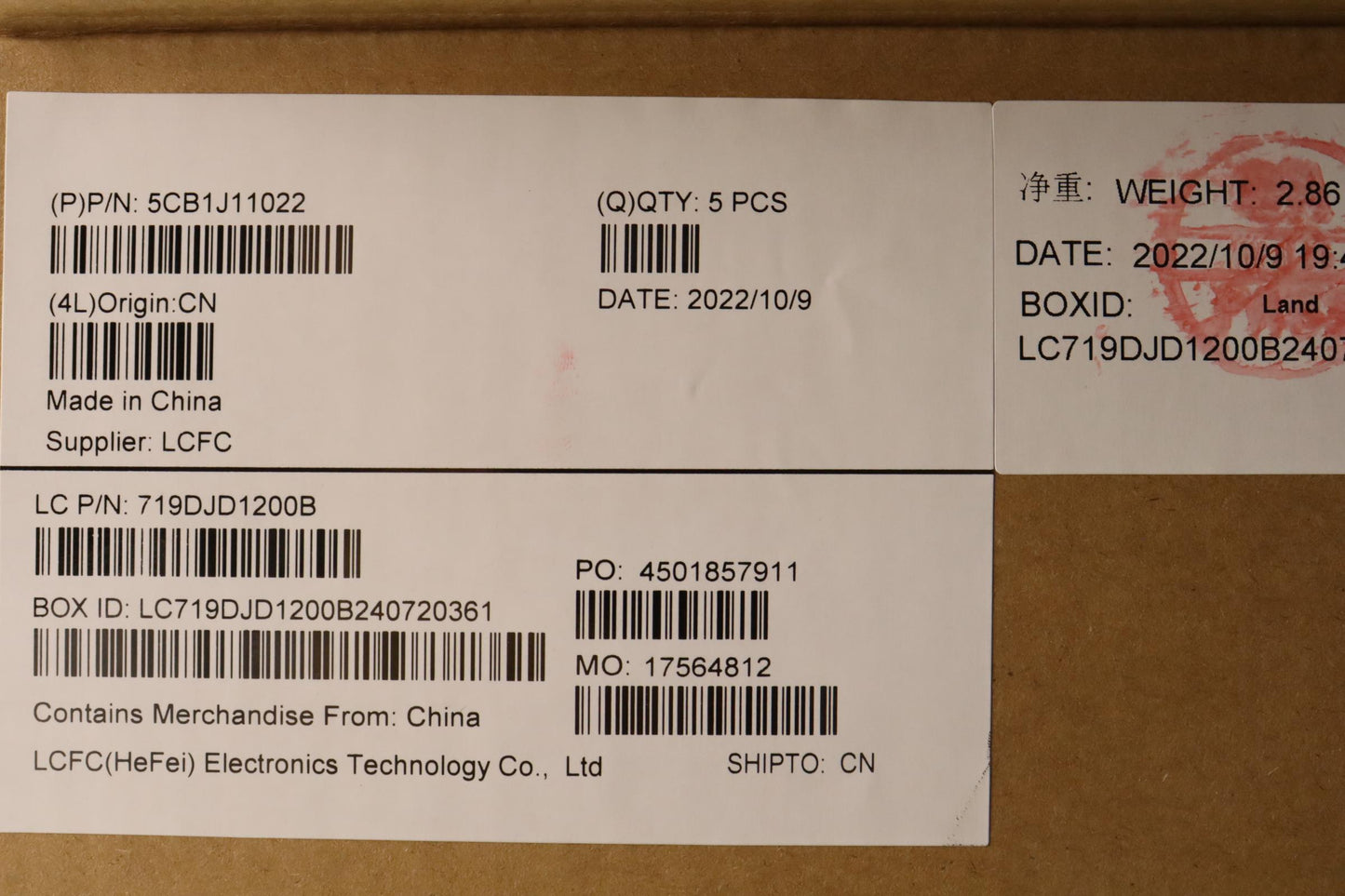 Lenovo Cover Upper Case Asmla Spa L82 - 5CB1J11022