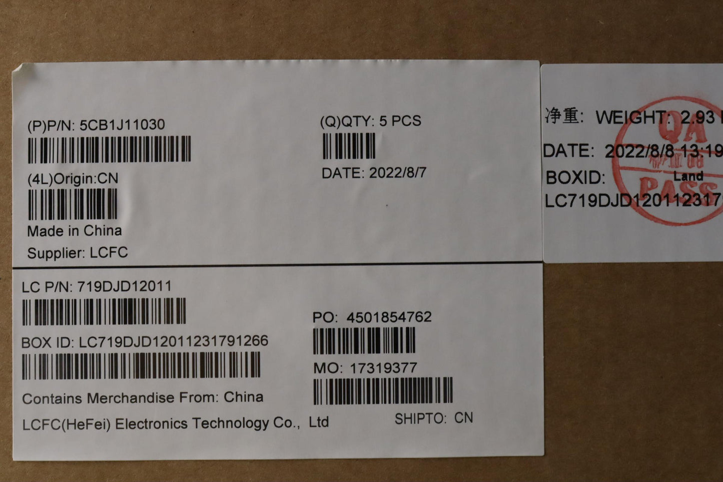 Lenovo Cover Upper Case Asmger L82Qf - 5CB1J11030