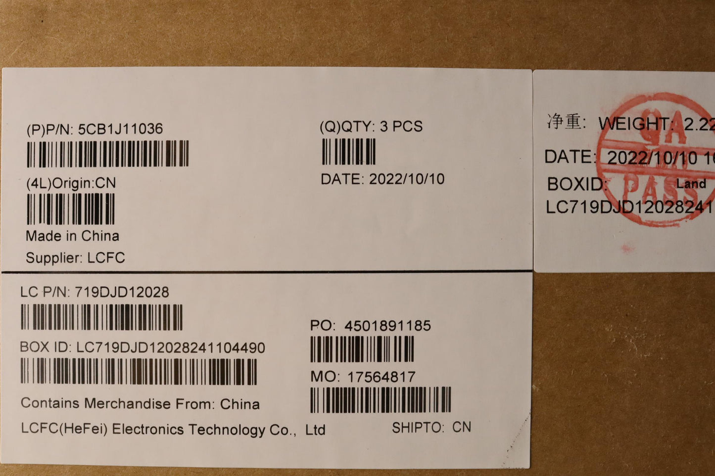 Lenovo Cover Upper Case Asmspa L82Qf - 5CB1J11036