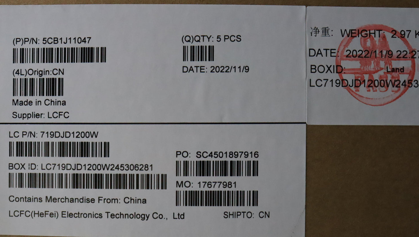 Lenovo Cover Upper Case Asmbel L82Qf - 5CB1J11047