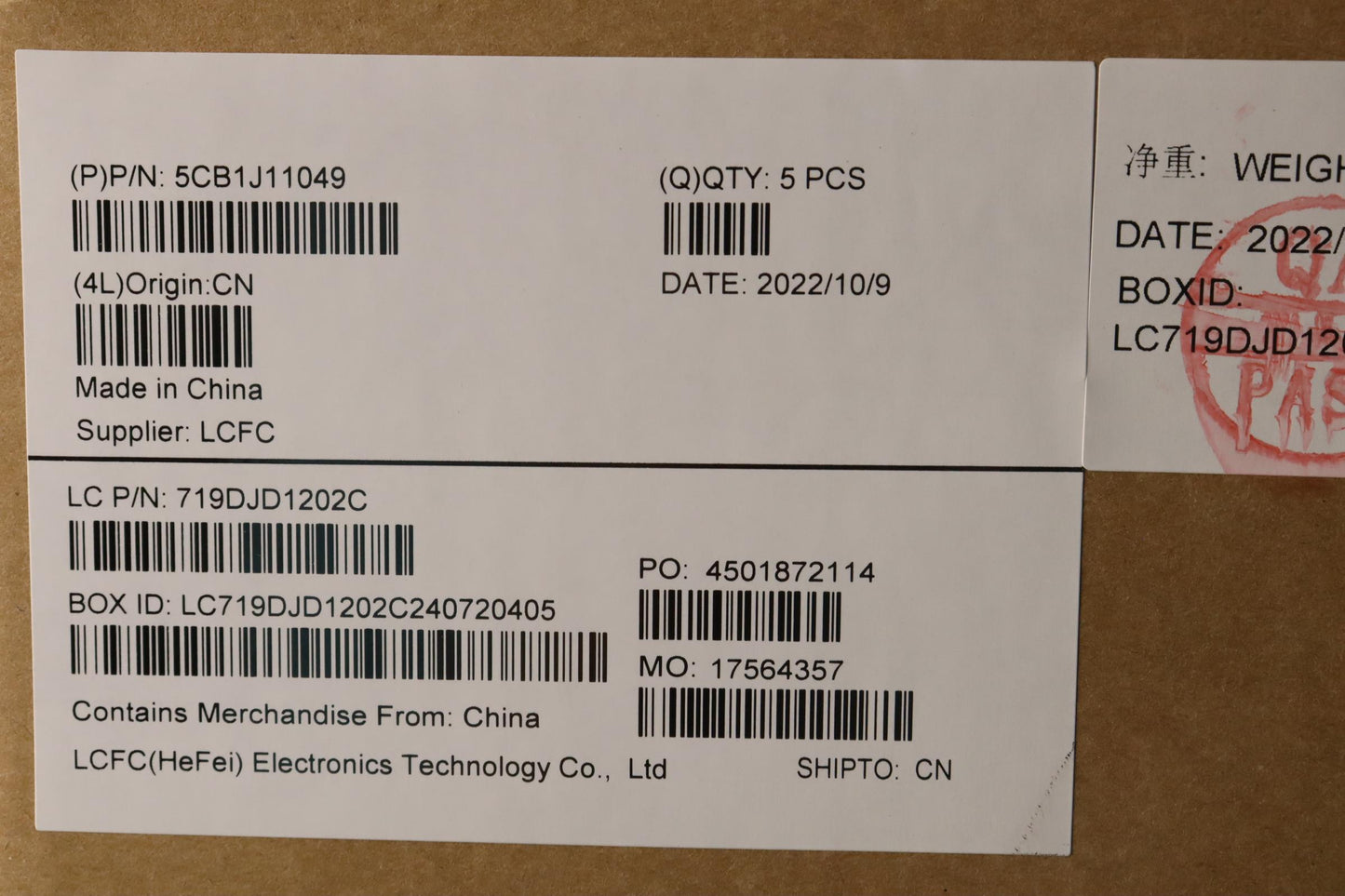 Lenovo Cover Upper Case Asmfra L82Qf - 5CB1J11049