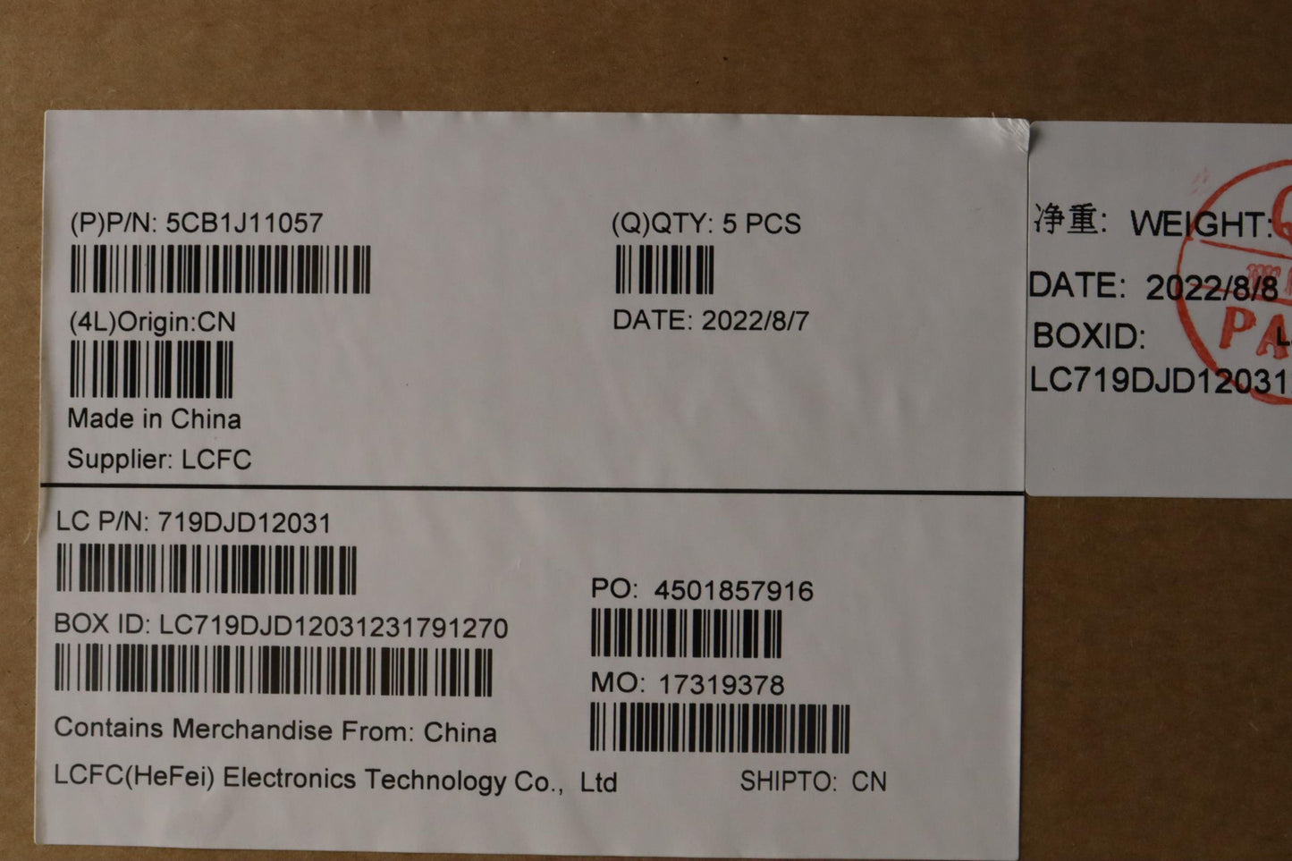 Lenovo Cover Upper Case Asmita L82Qf - 5CB1J11057