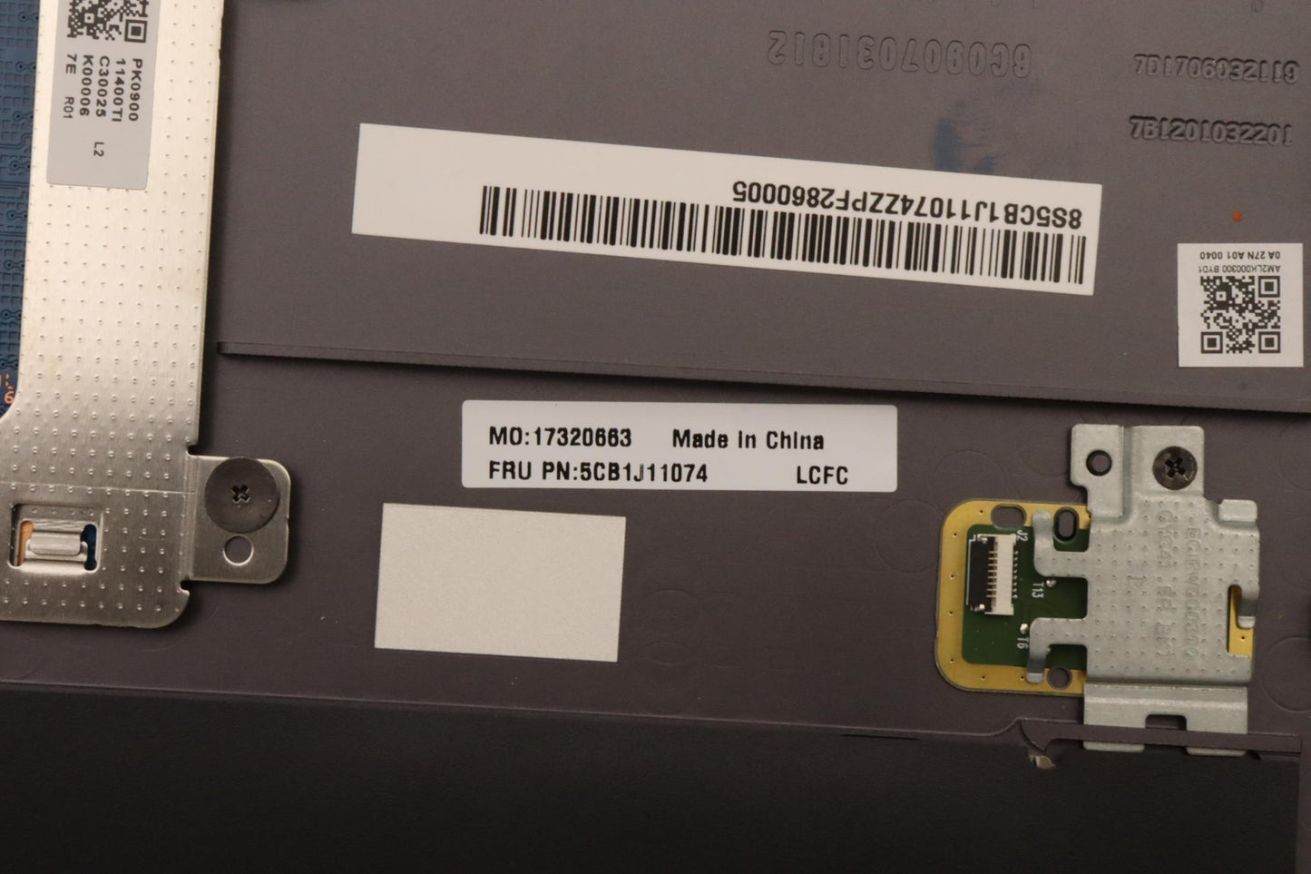Lenovo Cover Upper Case Asmeuro Eng L - 5CB1J11074
