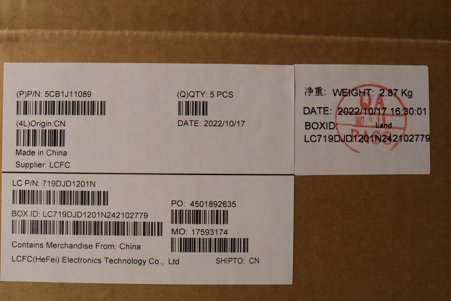 Lenovo Cover Upper Case Asmita L82Qf - 5CB1J11089