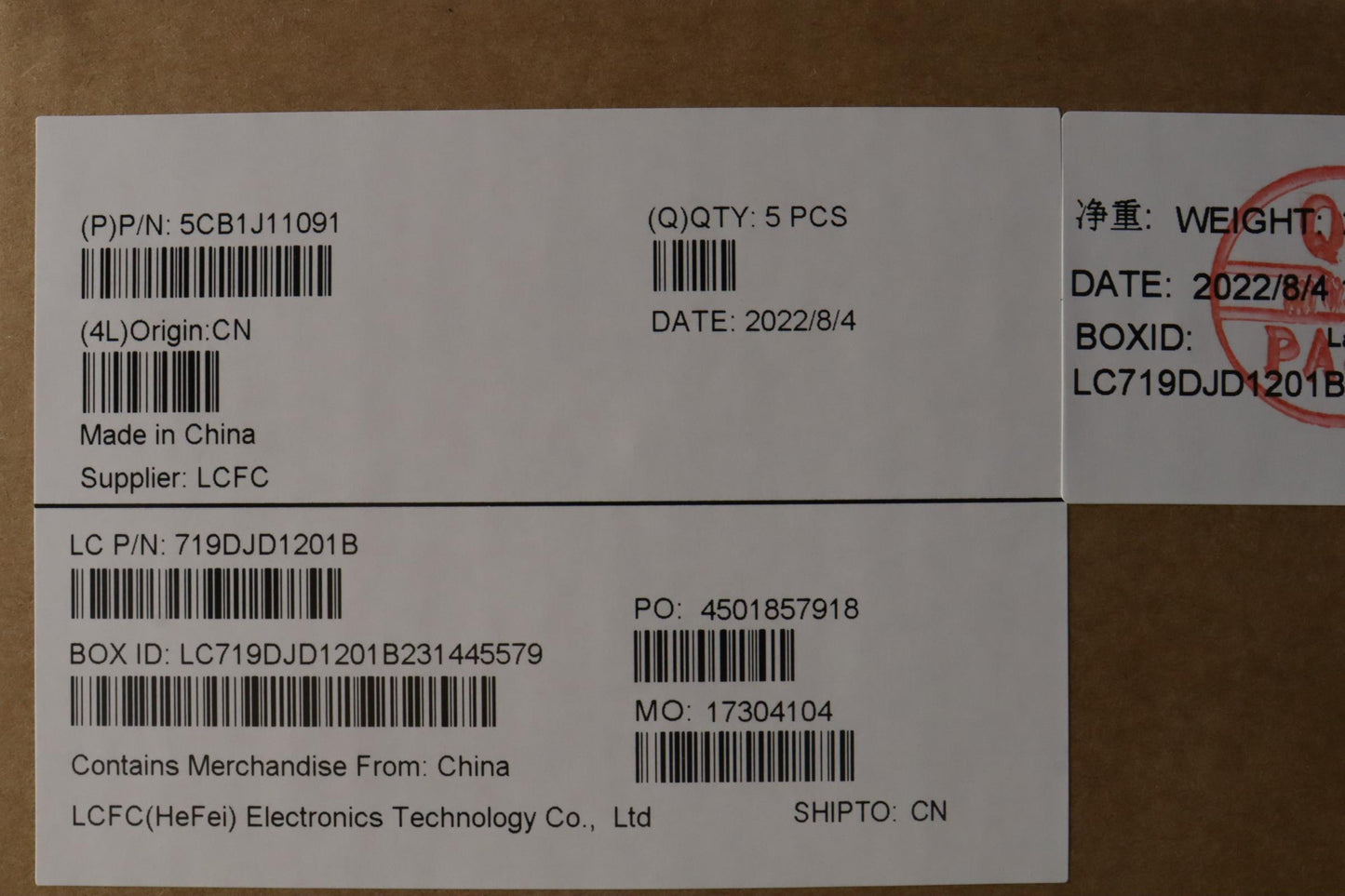 Lenovo Cover Upper Case Asmhun L82Qf - 5CB1J11091