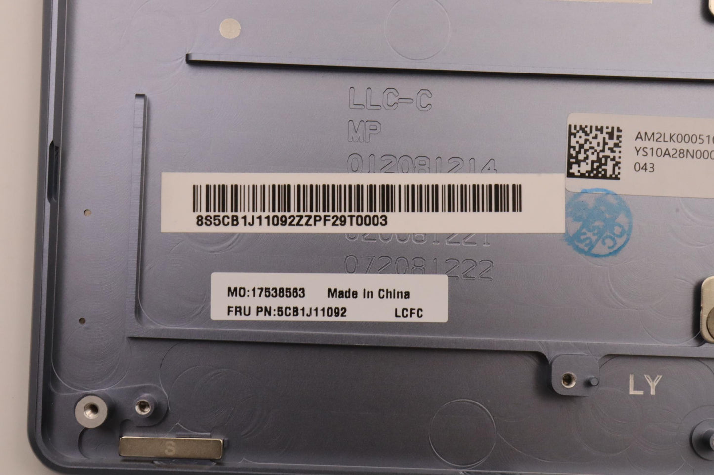 Lenovo Cover Upper Case Asmhbw L82Qf - 5CB1J11092