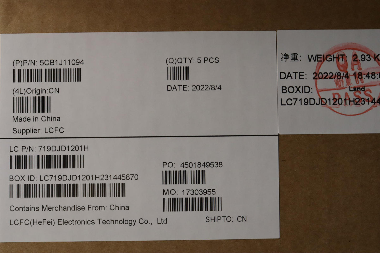 Lenovo Cover Upper Case Asmger L82Qf - 5CB1J11094